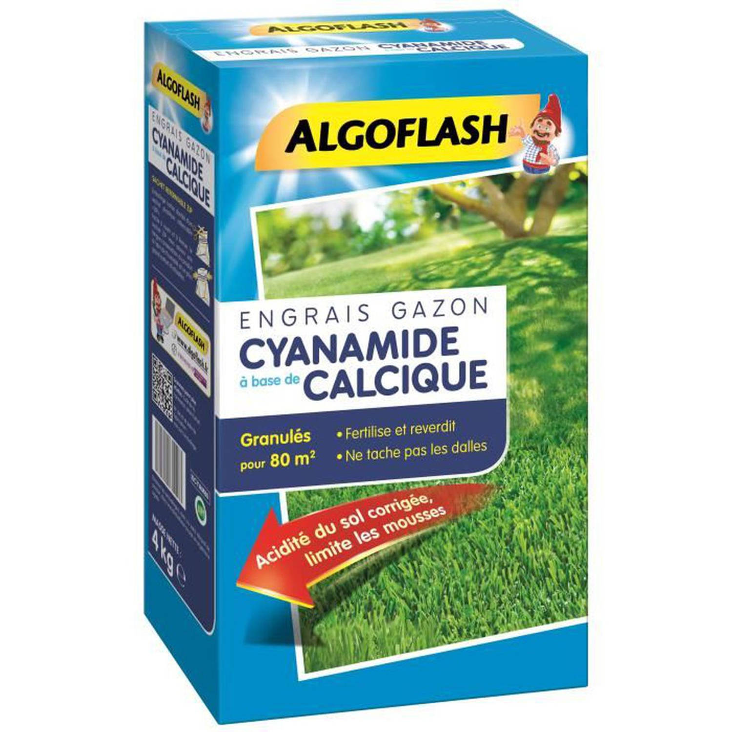 ALGOFLASH Cyanamide grasmeststof - 4 kg