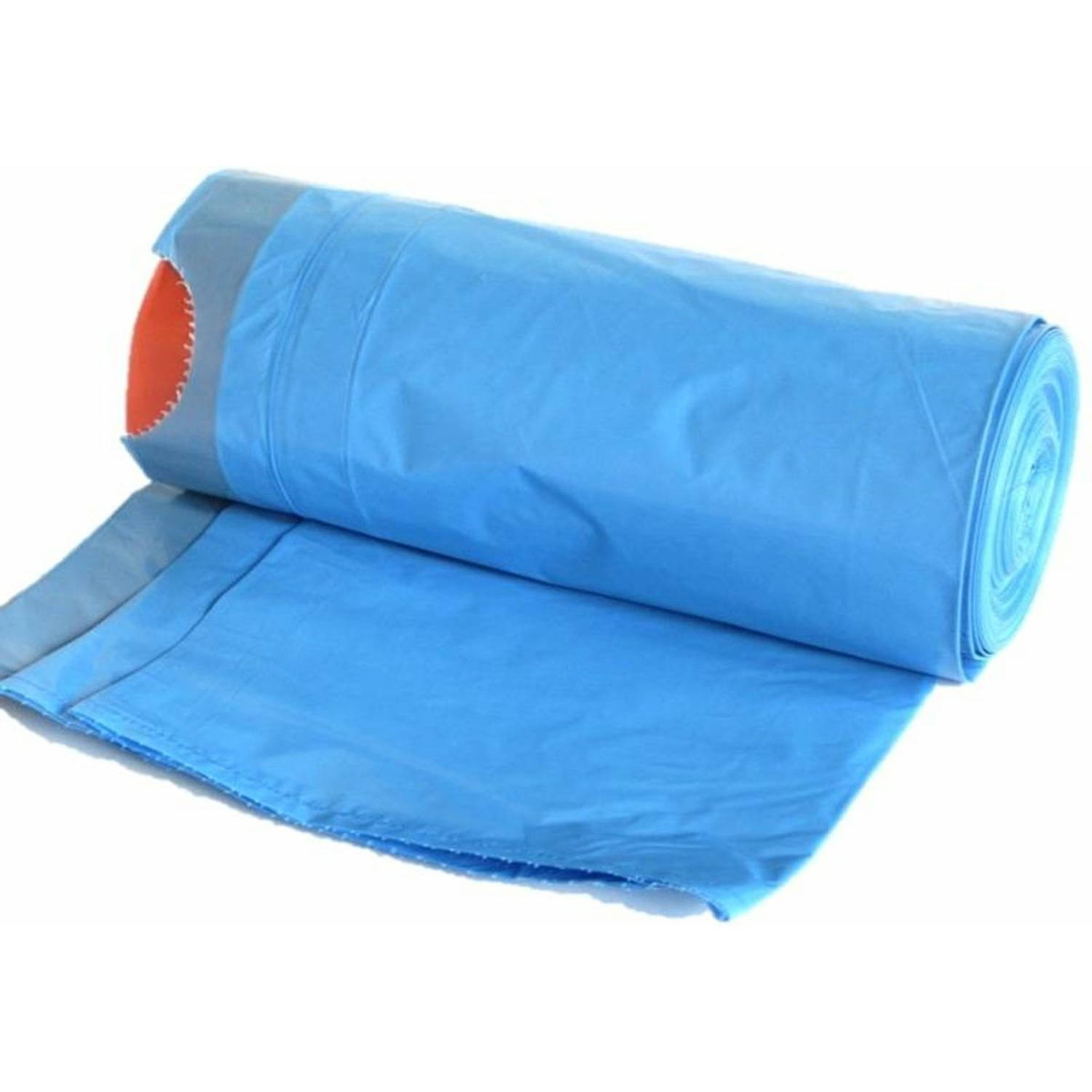 Afvalzakken-vuilniszakken 15x 35 liter blauw 11,5 mic. Vuilniszakken