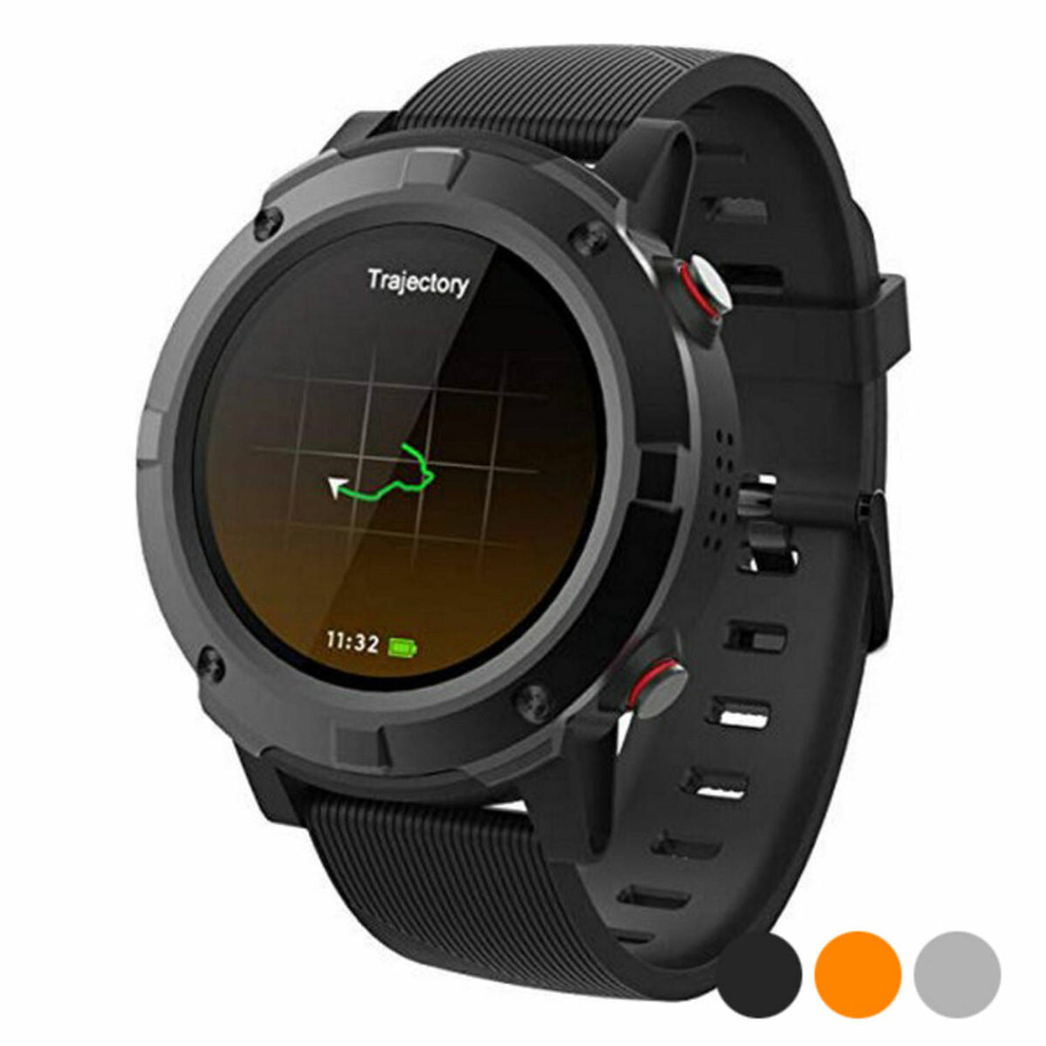 Denver Smartwatch met GPS - Sporthorloge - Hartslagmeter - Geschikt voor iOS & Android - Oranje