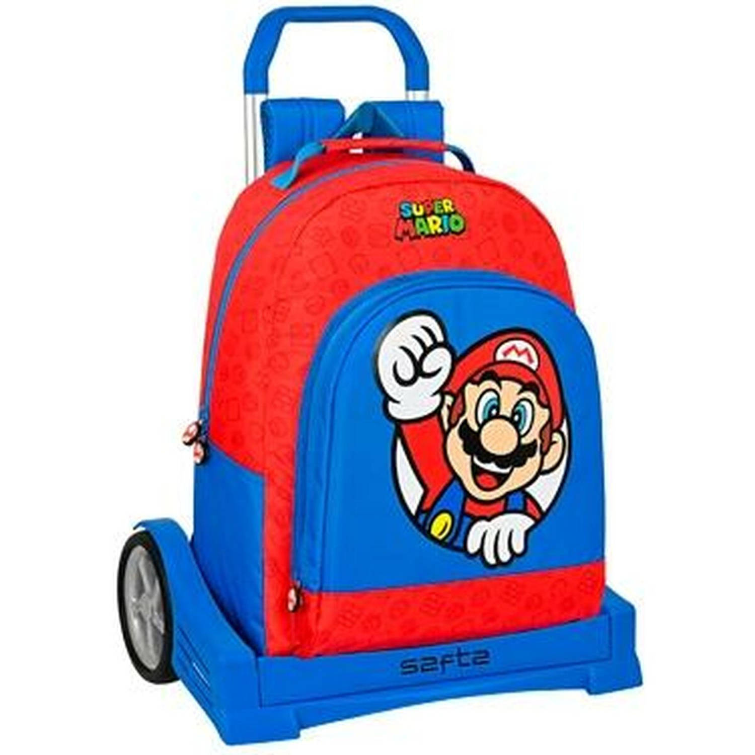 Schoolrugzak met Wielen Super Mario 22,5 L