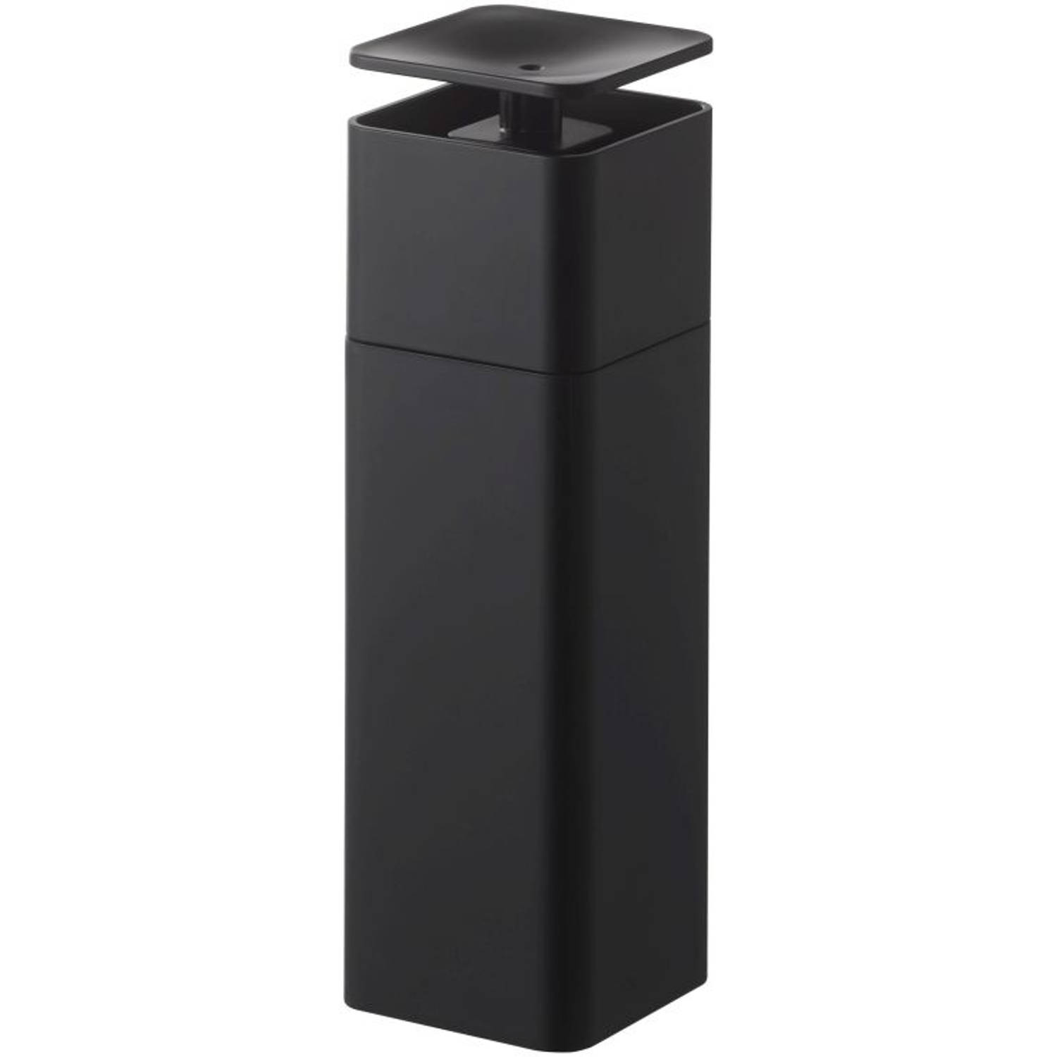 Yamazaki Push Soap Dispenser Tower Black