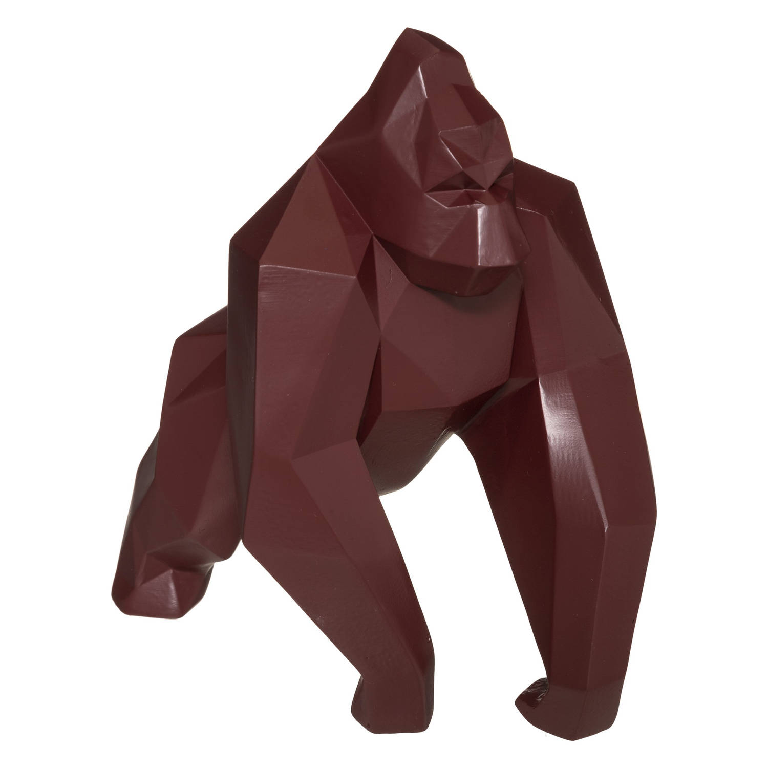 Deco Object Origami Gorilla Rood