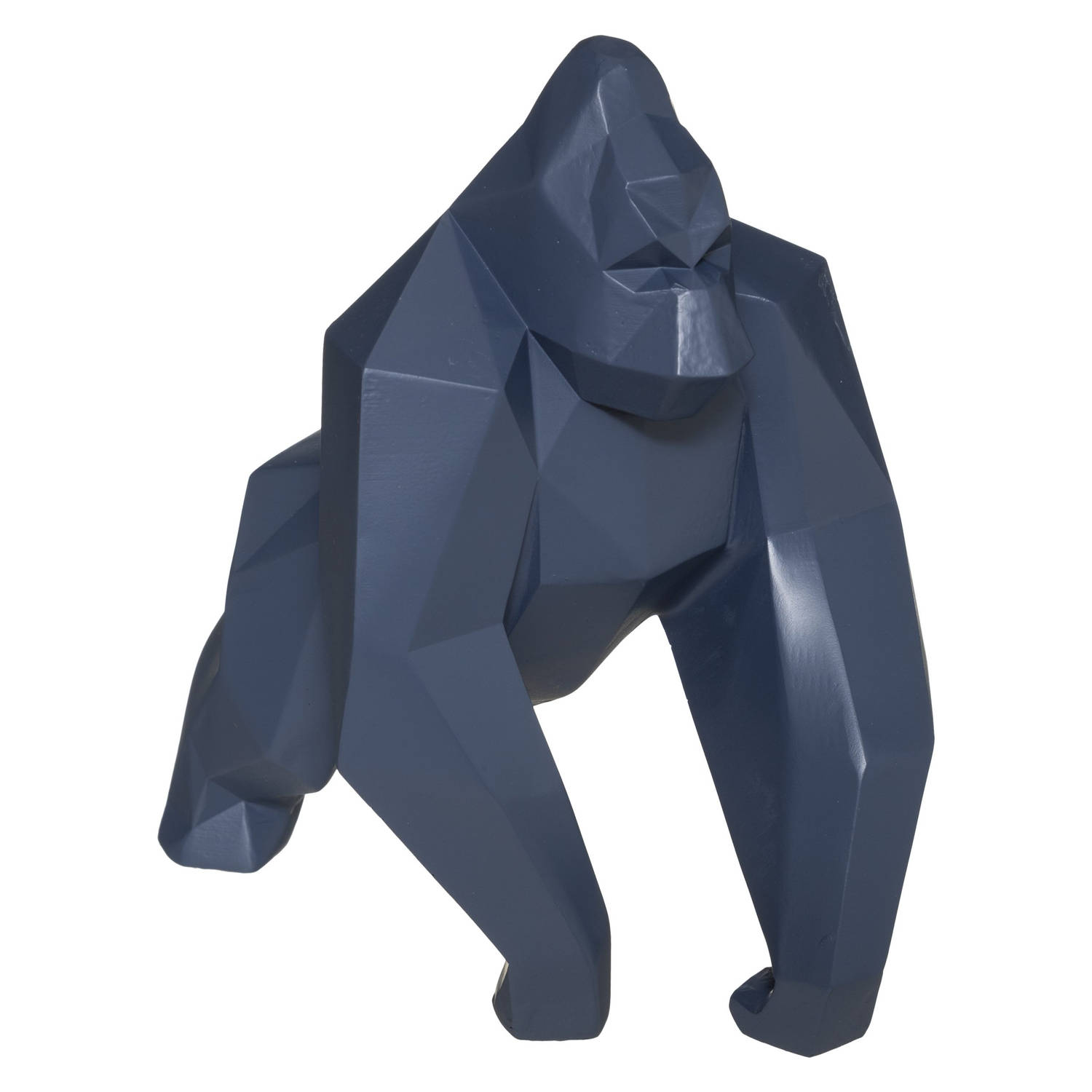 Deco Object Origami Gorilla Blauw