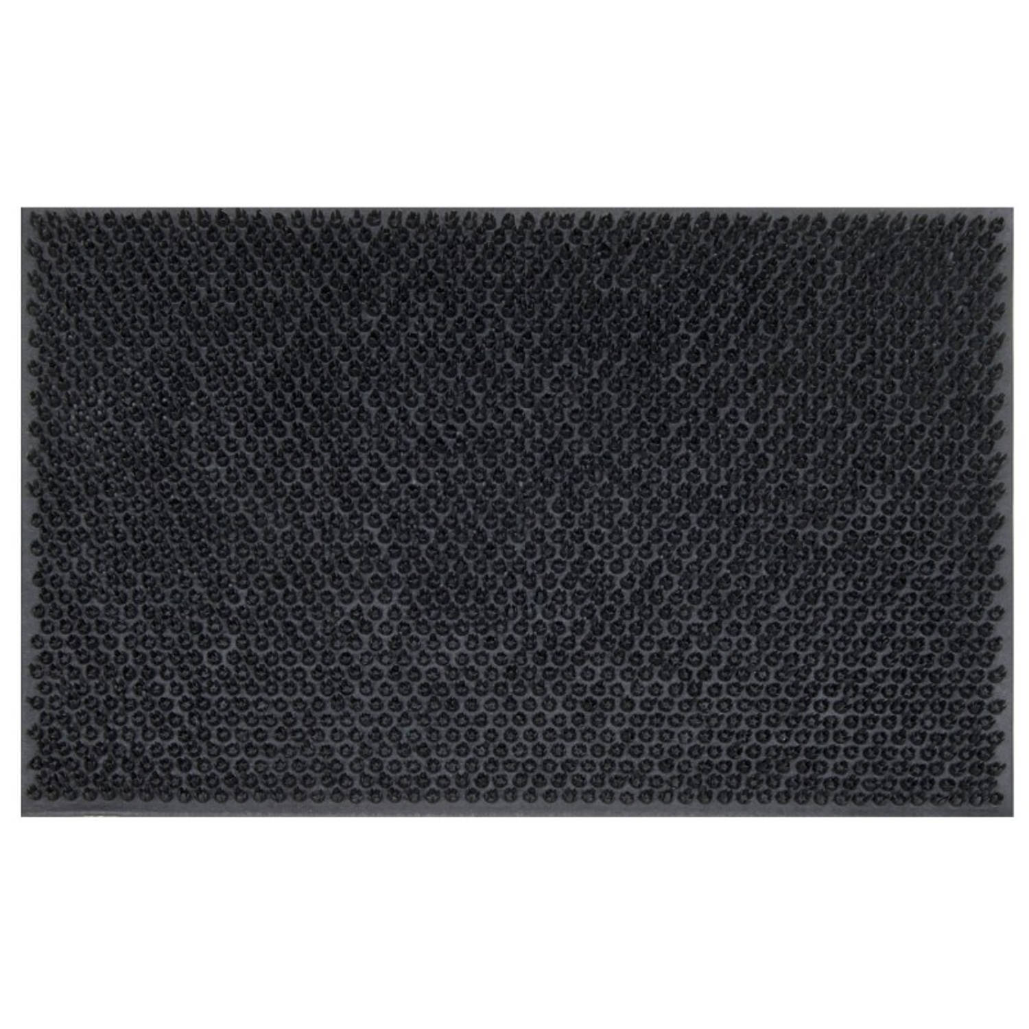 Tragar deurmat van volledig rubber met antislip - Voor binnen en buiten - Schoonloopmat - 40 x 60 cm zwart