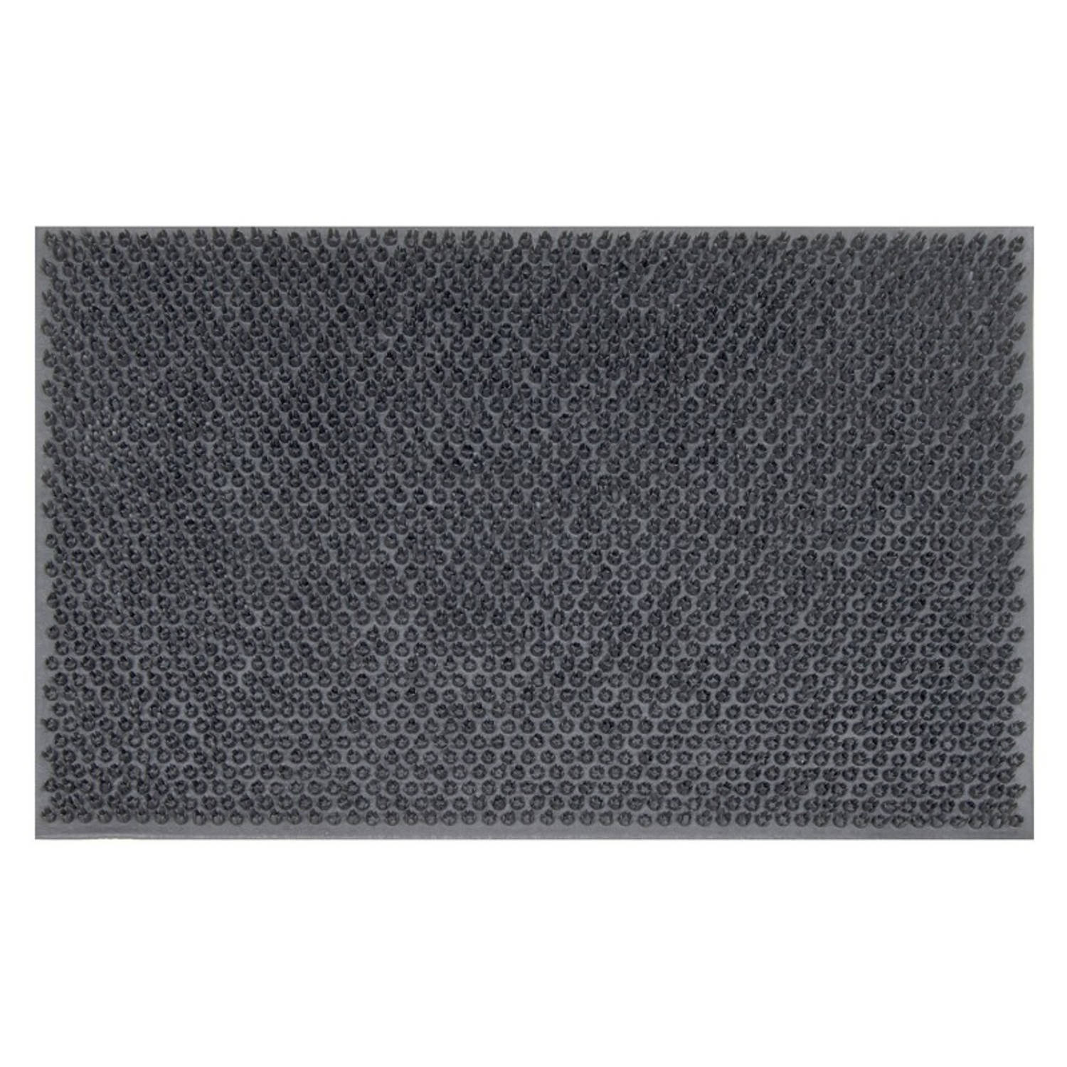 Tragar deurmat van volledig rubber met antislip - Voor binnen en buiten - Schoonloopmat - 40 x 60 cm grijs