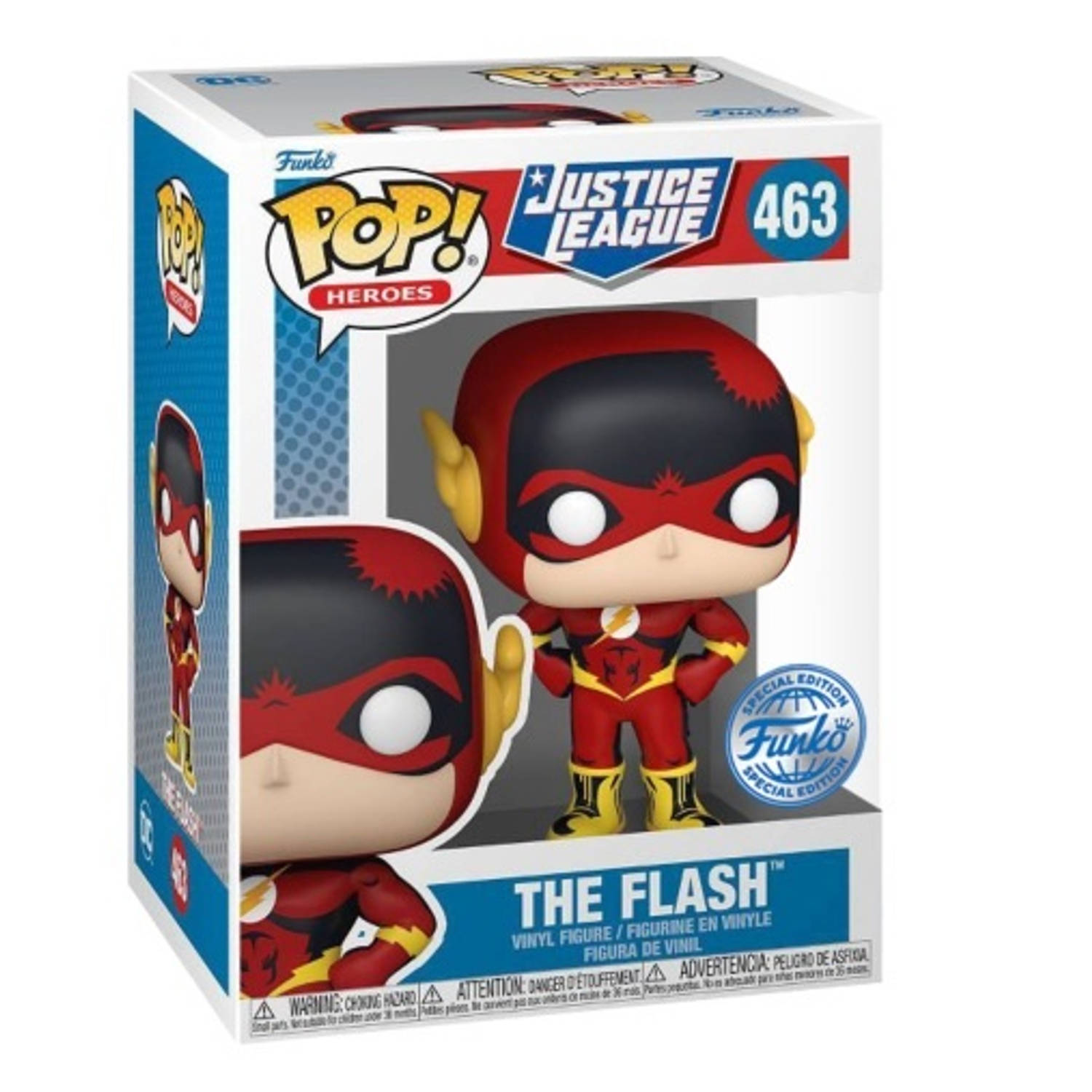 Funko Pop! DC Heroes: Justice League - The Flash (Special Edition) #463 Vinyl Figure
