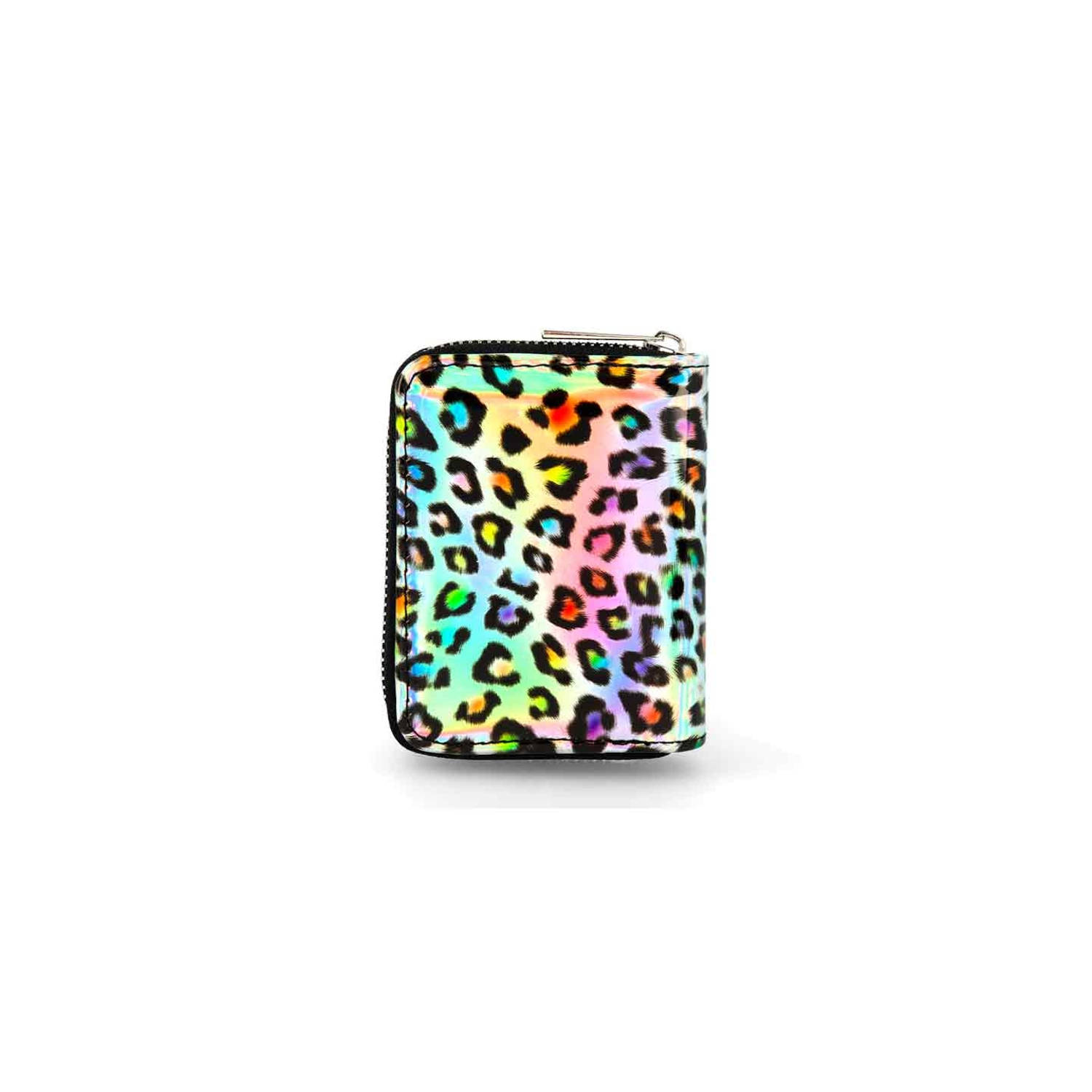 BB PORTOMONNEE LEOPARD PRINT NEON MEISJES