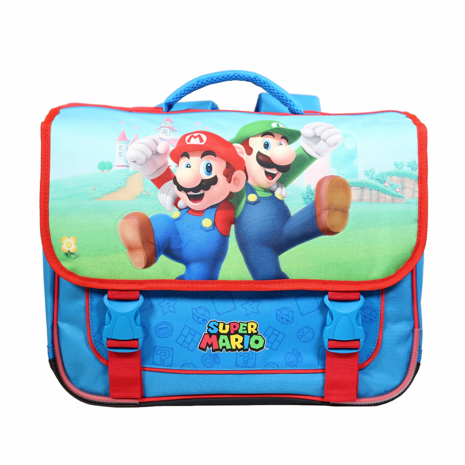 Super Mario jongens schooltas rugzak 38x13x31