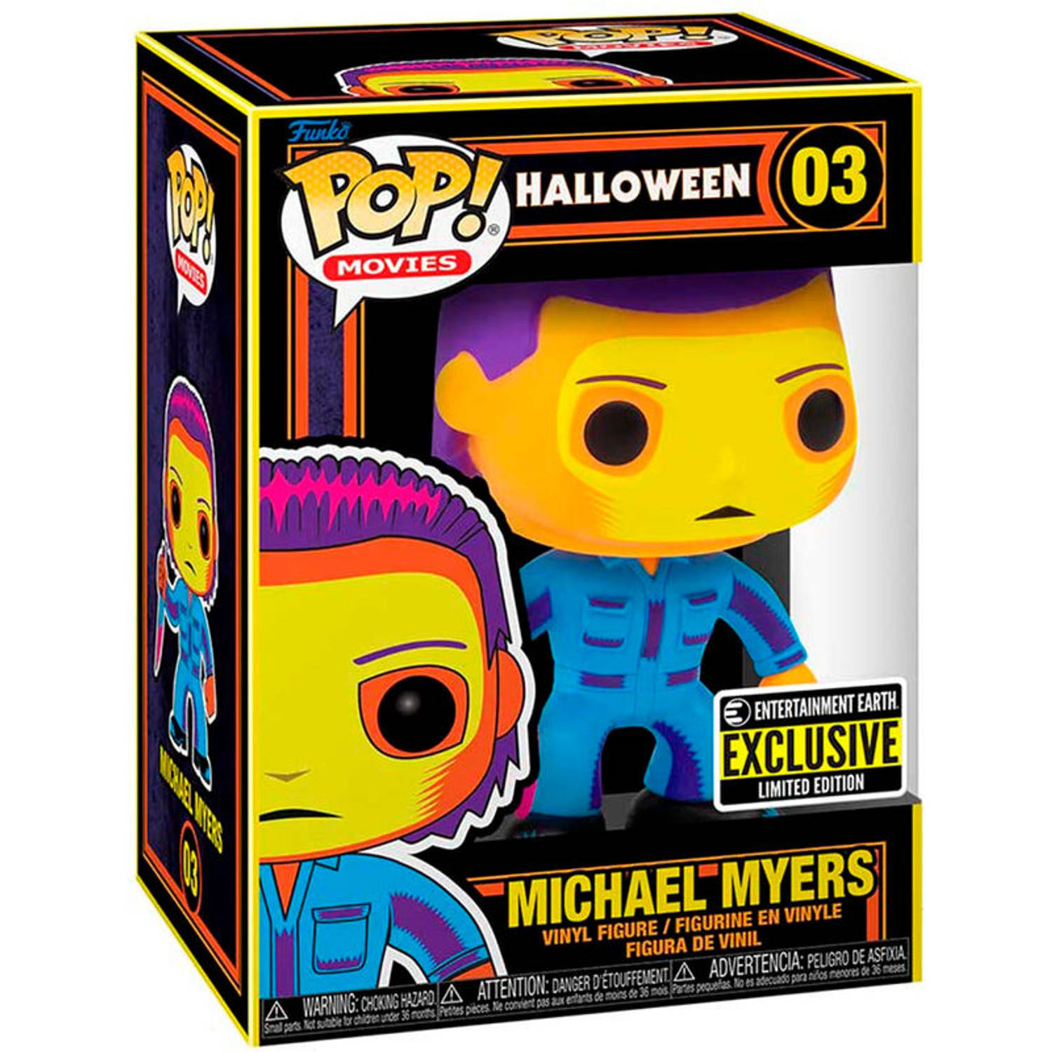 Funko Pop! Movies: Halloween - Michael Myers (Blacklight) - Smartoys Exclusive - CONFIDENTIAL