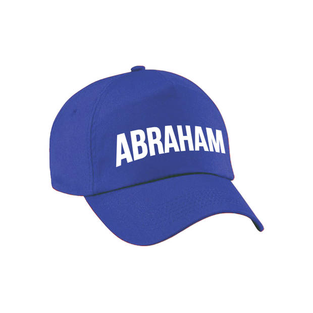 Abraham cadeau pet /cap blauw voor heren - Verkleedhoofddeksels