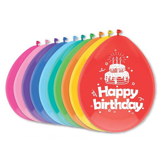 Leeftijd verjaardag thema 16 jaar pakket ballonnen/vlaggetjes - Feestpakketten