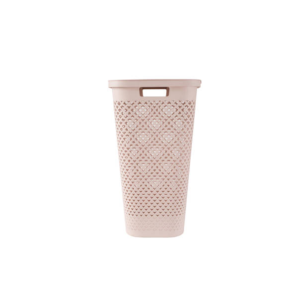 Curver Pure Wasmand met Deksel - 55L - Roze