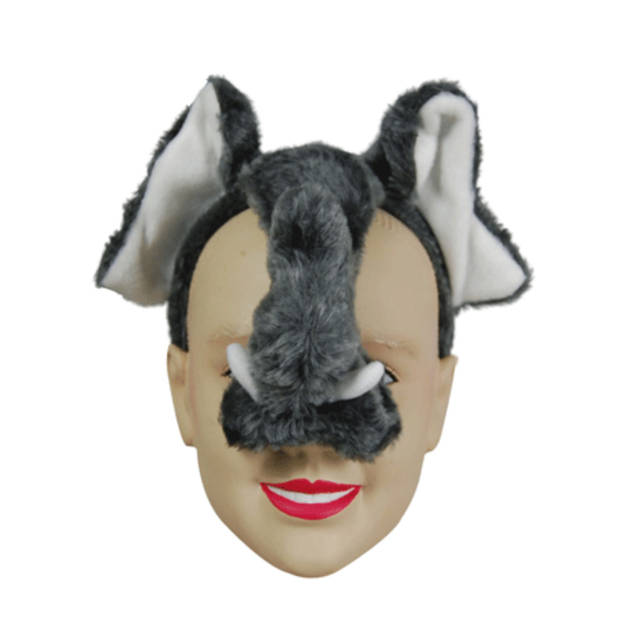 Olifant diadeem masker met geluid - Verkleedmaskers