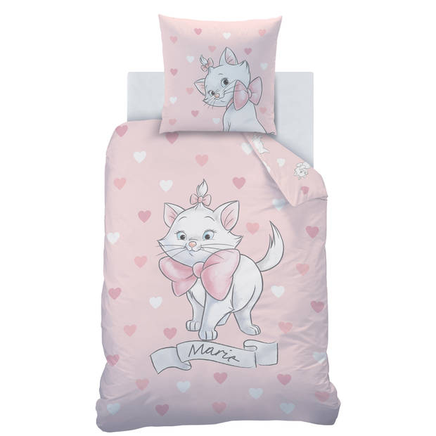 Disney Aristocats Dekbedovertrek Love - Eenpersoons - 140 x 200 cm - Katoen