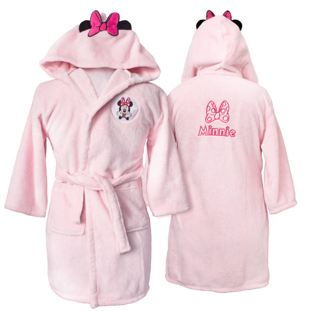 Disney Minnie Mouse Badjas, Love - 6/8 jaar - 100% Polyester