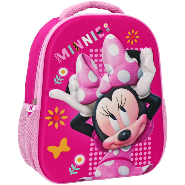 Disney Minnie Mouse 3D Rugzak, Lovely - 32 x 26 x 10 cm - EVA polyester