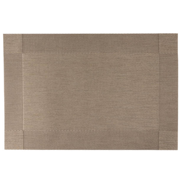 Jay Hill Placemats - Antraciet - 45 x 31 cm - 6 Stuks