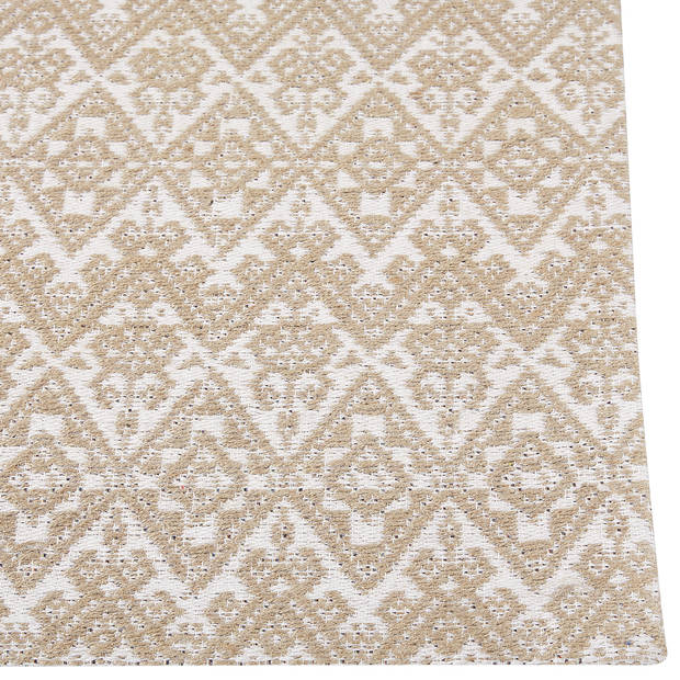 Beliani ATIMA - Gevlochten-Beige-Jute