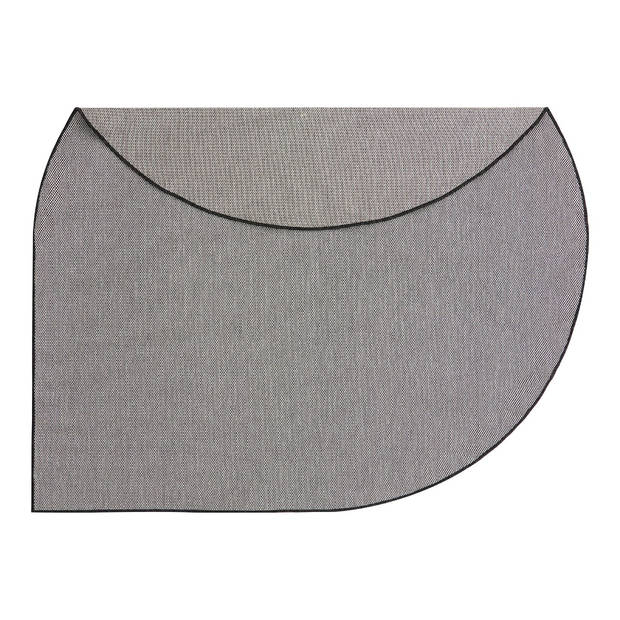 Buitenkleed Mono - Zwart/wit - dubbelzijdig - EVA Interior-Druppel 200cm (L)