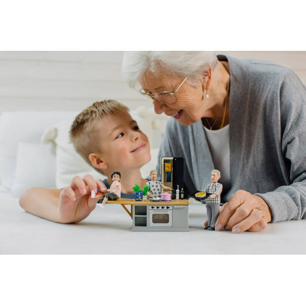 Lundby Poppenhuisfiguren opa & oma 'Jamie'