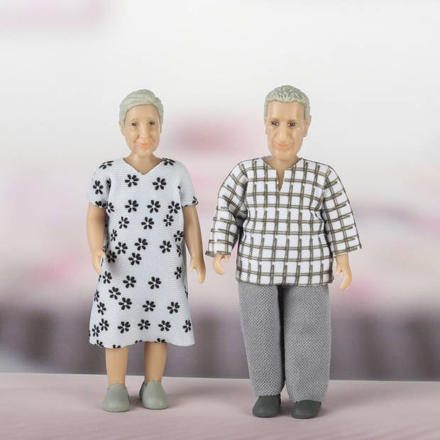 Lundby Poppenhuisfiguren opa & oma 'Jamie'