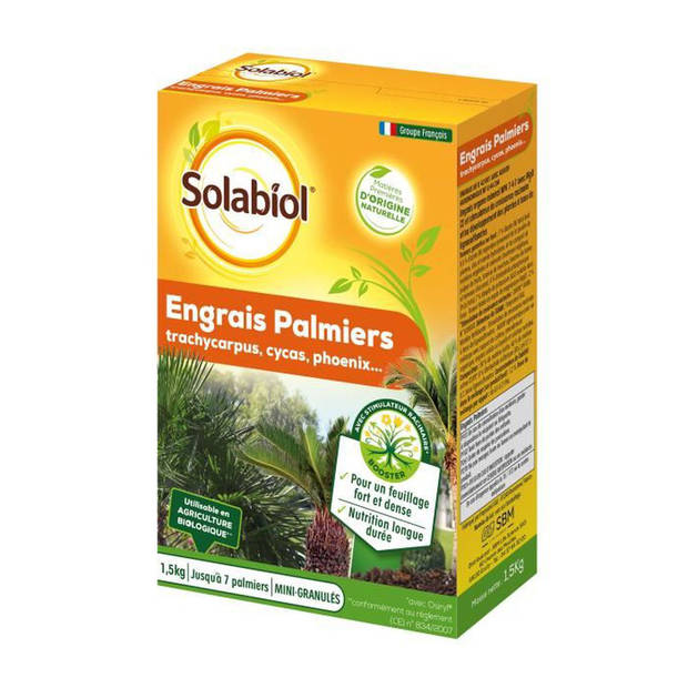 SOLABIOL SOPALMY15 Palm- en mediterrane plantenmeststof - 1,5 kg