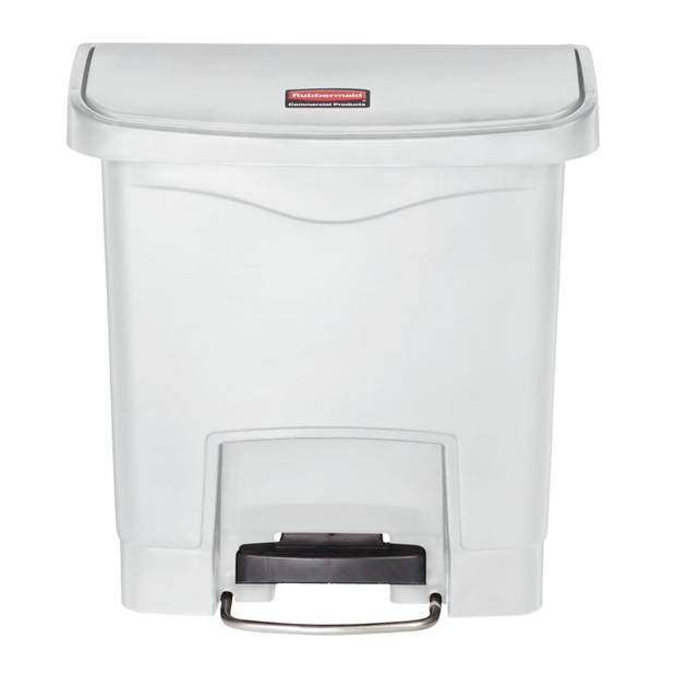 Rubbermaid Pedaalemmer Slim Jim 15 L wit