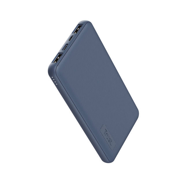 Trust Mobile Primo Duurzame Powerbank 10.000 mAh - Blauw