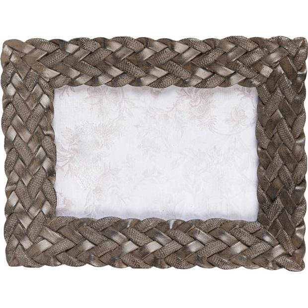 HAES DECO - Fotolijst 10x15 Bruin, formaat 16x3x21 cm - Natural Cosy