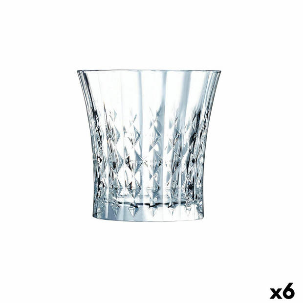Glas Cristal d’Arques Paris Lady Diamond Transparant Glas (270 ml) (Pack 6x)