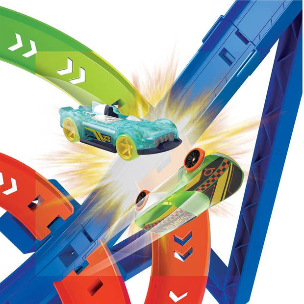 Hot Wheels Speelset hyper-speed crash Action