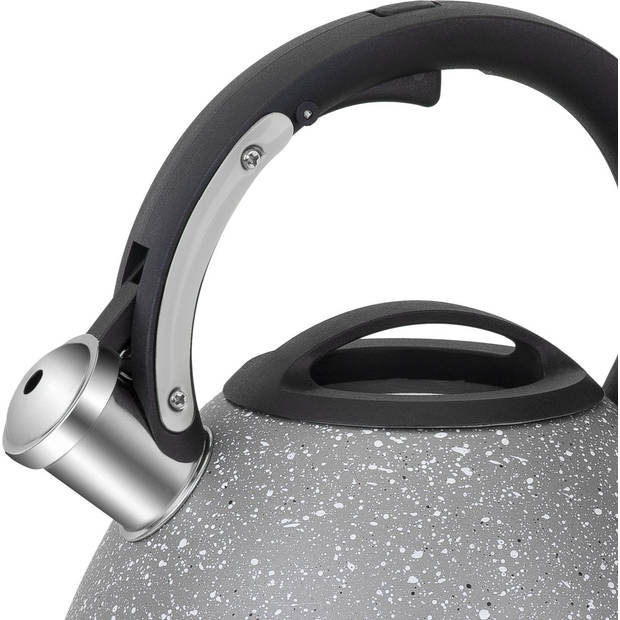 Resto Kitchenware Fluitketel Lyra - Zilver - 2.7 liter