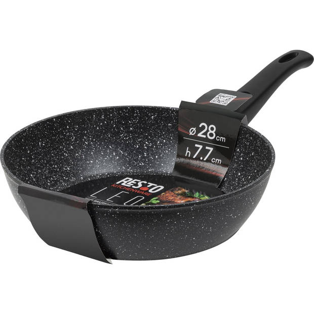 Resto Kitchenware Koekenpan Leo - ø 28 cm - standaard anti-aanbaklaag