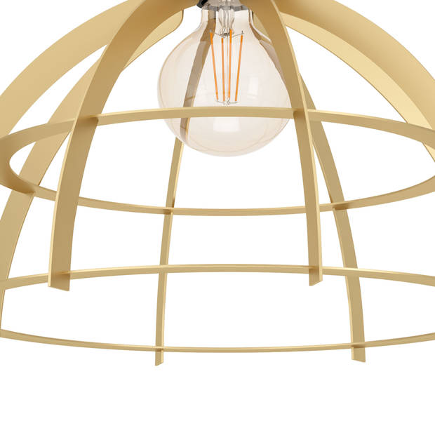 EGLO Stillington Plafondlamp - E27 - Ø 41,5 cm - Zwart/Goud - Staal