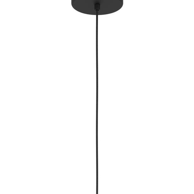 EGLO Manby Hanglamp - E27 - Ø 45 cm - Zwart - Staal