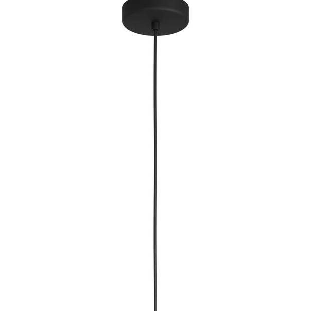 EGLO Sedbergh Hanglamp - E27 - Ø 20 cm - Zwart - Glas