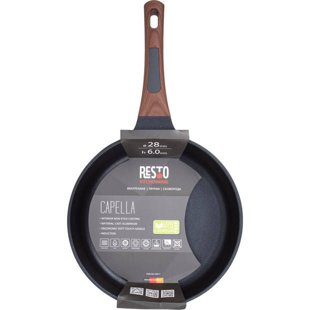 Resto Kitchenware Koekenpan Capella - ø 28 cm - standaard anti-aanbaklaag