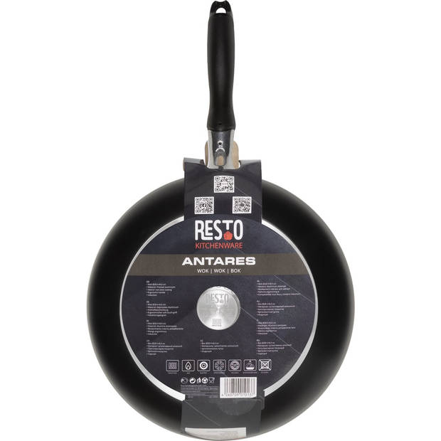 Resto Kitchenware Wokpan Antares - ø 28 cm - standaard anti-aanbaklaag