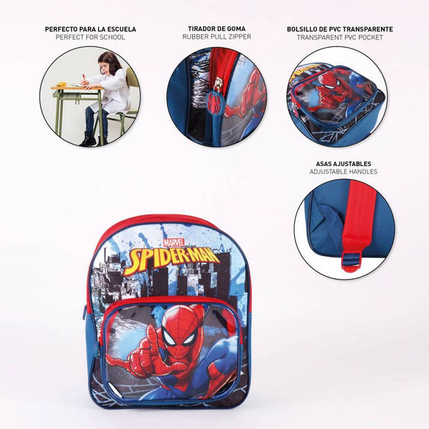 Schoolrugzak Spider-Man Rood 25 x 30 x 12 cm