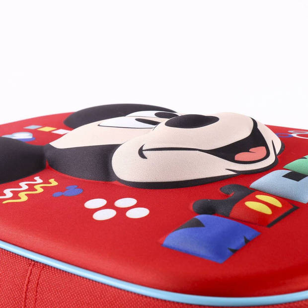 Schoolrugzak Mickey Mouse Rood (25 x 31 x 10 cm)