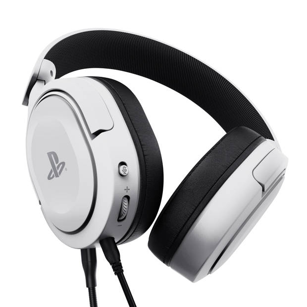 Trust Gaming GXT 498W Forta Duurzame Headset Gelicentieerd voor PlayStation 5 - Wit