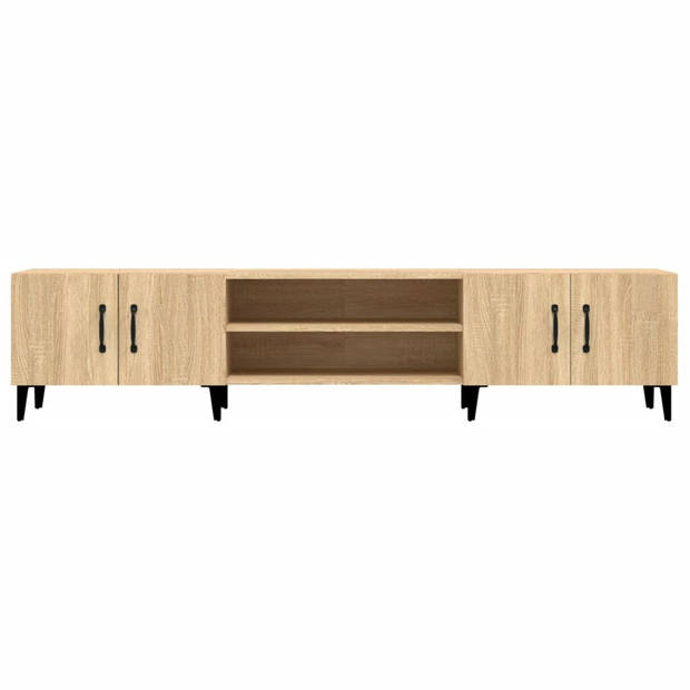 The Living Store TV-meubel Sonoma Eiken - 180 x 31.5 x 40 cm - Praktisch en Stijlvol