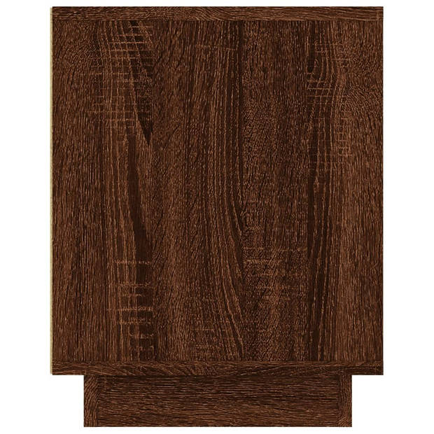 vidaXL Tv-meubel 102x35x45 cm bewerkt hout bruin eikenkleur