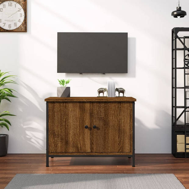 The Living Store TV-meubel Bruineiken - 60 x 35 x 45 cm - Trendy en praktisch design