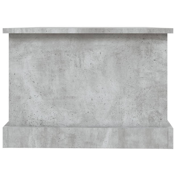 vidaXL Salontafel 90x50x35 cm bewerkt hout betongrijs
