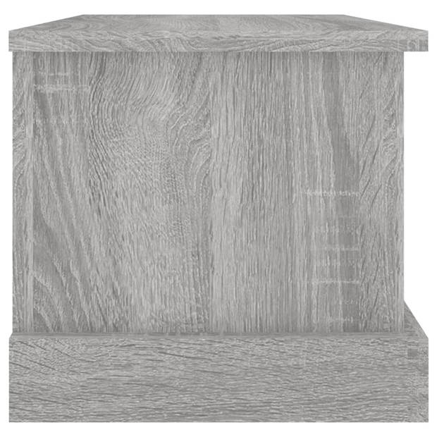 vidaXL Opbergbox 50x30x28 cm bewerkt hout grijs sonoma eikenkleurig