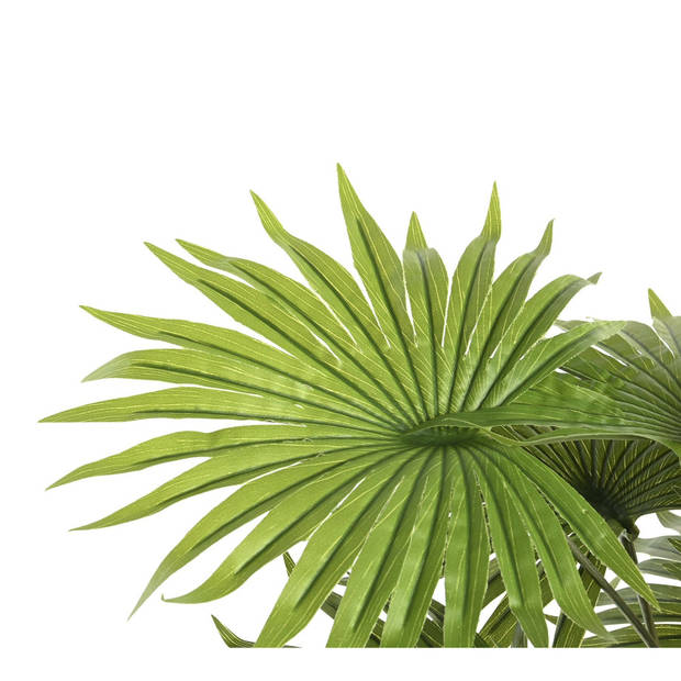 Items Kunstplant Tropische Palm in bloempot - Groen - 40 x 46 cm - Kunstplanten