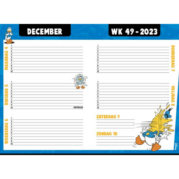 Donald Duck Schoolagenda - 2023-2024