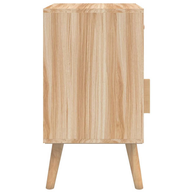 vidaXL Nachtkastjes 2 st 40x30x55 cm bewerkt hout