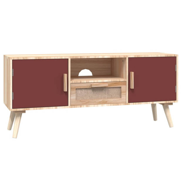 vidaXL Tv-meubel met deuren 105x30x45 cm bewerkt hout